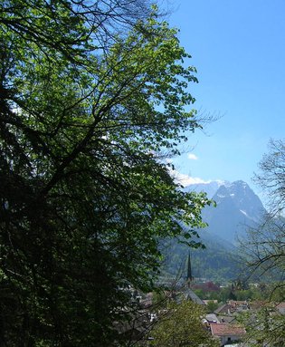 Blick auf die Zugspitze